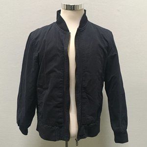 Men's Navy Blue Bomber Jacket